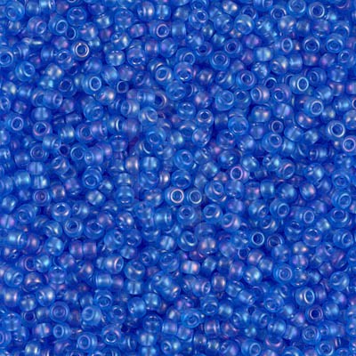 Rocaille 11/0 0150SFR Transparent Sapphire AB 10 gr