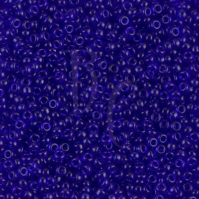 Rocaille 11/0 0151 Transparent Cobalt 10 gr