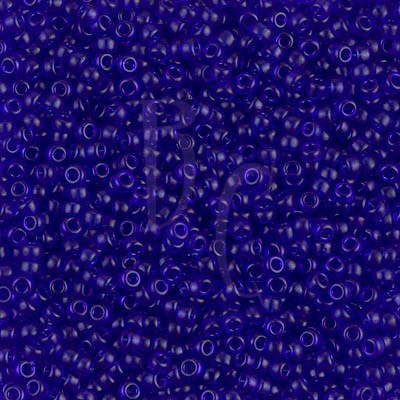 Rocaille 11/0 0151SF Semi - Matte Transparent Cobalt 10 gr