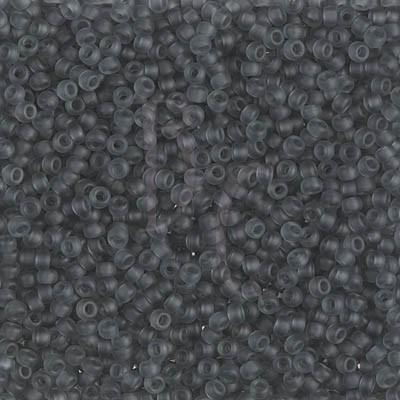 Rocaille 11/0 0152F Matte Transparent Gray 10 gr