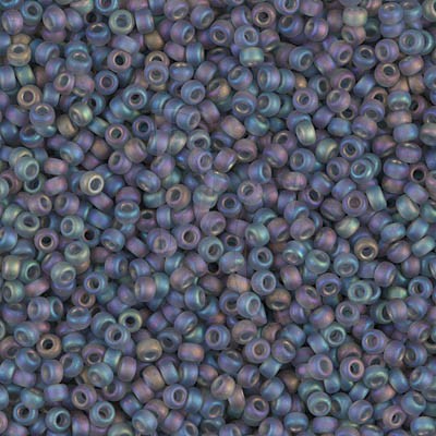 Rocaille 11/0 0152FR Matte Transparent Gray Ab 10 gr