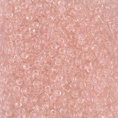 Rocaille 11/0 0155 Transparent Light Tea Rose 10 gr