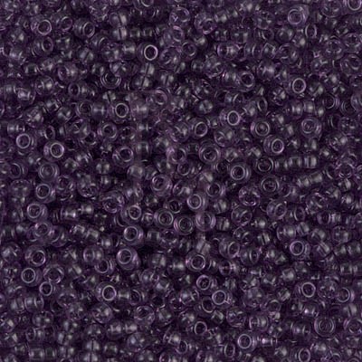 Rocaille 11/0 0157 Transparent Amethyst 10 gr