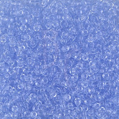 Rocaille 11/0 0159L Transparent Light Cornflower Blue 10 gr