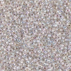 Rocaille 11/0 1001 Silver Lined Crystal AB 10 gr