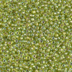 Rocaille 11/0 1014 Silver Lined Chartreuse AB 10 gr