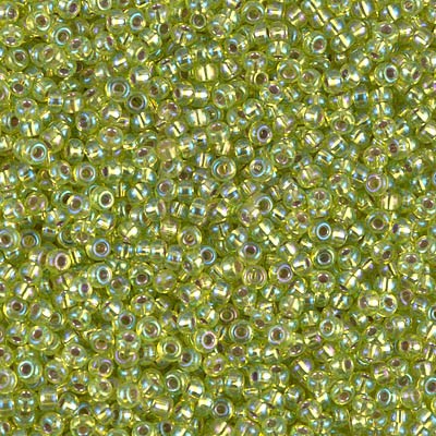 Rocaille 11/0 1014 Silver Lined Chartreuse AB 10 gr
