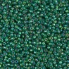 Rocaille 11/0 1016 Silver Lined Green AB 10 gr