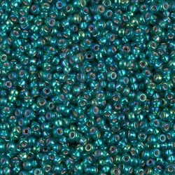 Rocaille 11/0 1017 Silver Lined Emerald AB 10 gr