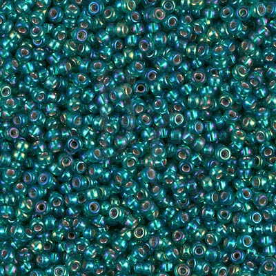 Rocaille 11/0 1017 Silver Lined Emerald AB 10 gr