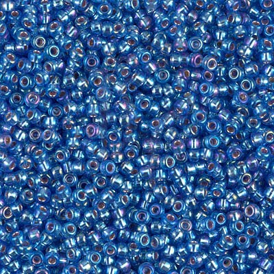 Rocaille 11/0 1019 Silver Lined Sapphire AB  10 gr