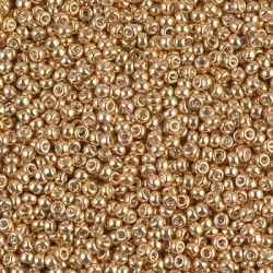 Rocaille 11/0 1052 Galvanized Dark Yellow Gold 10 gr