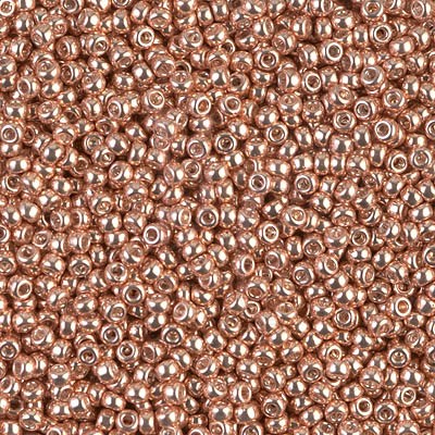 Rocaille 11/0 1072L Galvanized Apricot Gold 10 gr