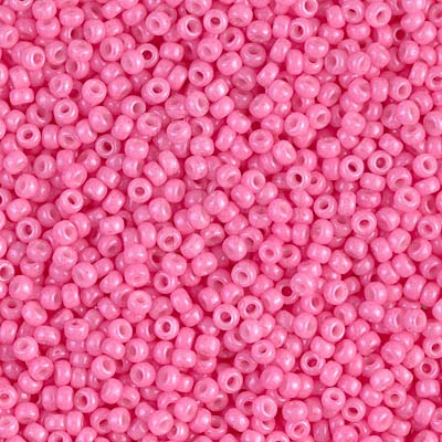 Rocaille 11/0 1385 Dyed Opaque Carnation Pink 250 gr