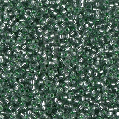 Rocaille 11/0 1456 Dyed Silver Lined Lichen 10 gr