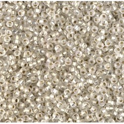 Rocaille 11/0 1901 Semi-Matte Silver Lined Crystal 10 gr