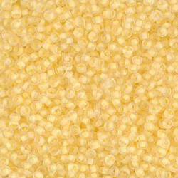 Rocaille 11/0 1921 Semi-Matte Yellow Lined Crystal 10 gr