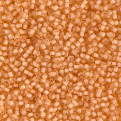 Rocaille 11/0 1922 Semi-Matte Peach Lined Crystal 10 gr