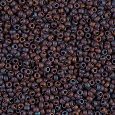 Rocaille 11/0 2005 Matte Metallic Dark Raspberry Iris 10 gr