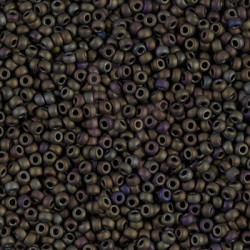 Rocaille 11/0 2013 Matte Metallic Dark Olive Iris 10 gr