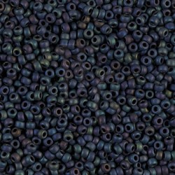 Rocaille 11/0 2014 Matte Metallic Midnight Blue Iris 10 gr