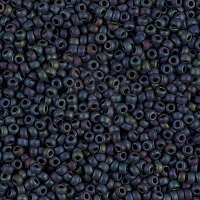 Rocaille 11/0 2014 Matte Metallic Midnight Blue Iris 10 gr
