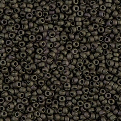 Rocaille 11/0 2015 Matte Metallic Olive Iris 10 gr