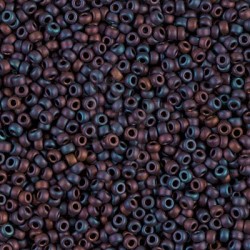 Rocaille 11/0 2016 Matte Metallic Dark Plum Iris 10 gr