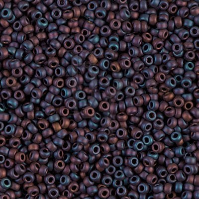 Rocaille 11/0 2016 Matte Metallic Dark Plum Iris 10 gr