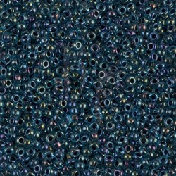 Rocaille 11/0 0347 Dark Blue Lined Aqua Ab 10 gr