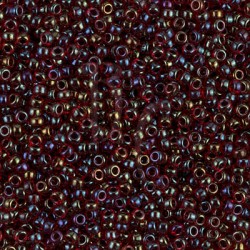 Rocaille 11/0 0367 Garnet Lined Ruby Ab 10 gr