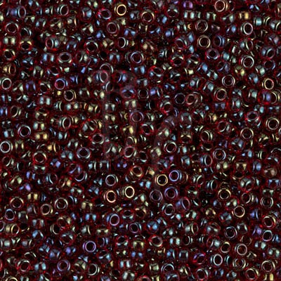 Rocaille 11/0 0367 Garnet Lined Ruby Ab 10 gr
