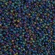 Rocaille 11/0 0401FR Matted Black Ab10 gr