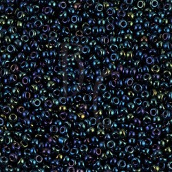 Rocaille 11/0 0452 Metallic Dark Blue Iris 10 gr