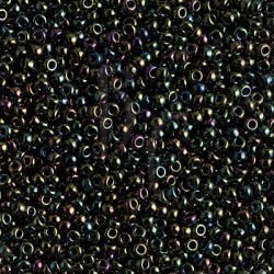 Rocaille 11/0 0453 Metallic Forest Green Iris 10 gr
