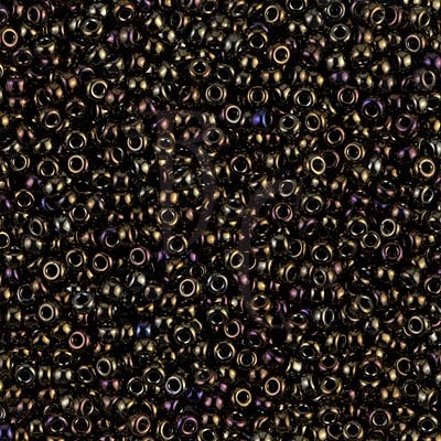 Rocaille 11/0 0458 Metallic Brown Iris 10 gr