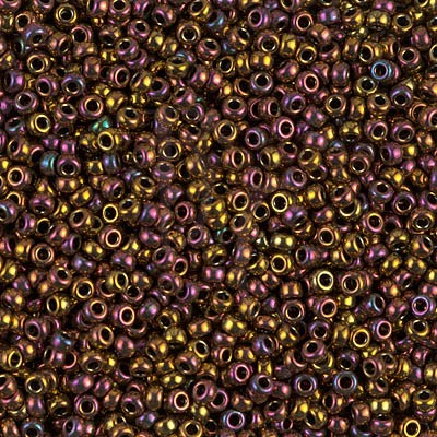 Rocaille 11/0 0462 Metallic Gold Iris 10 gr