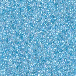 Rocaille 11/0 0269 Glacier Blue Lined Crystal Ab 10 gr
