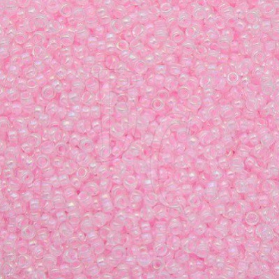 Rocaille 11/0 0272 Pink Lined Crystal Ab 10 gr
