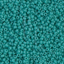 Rocaille 11/0 0412 Opaque Turquoise Green 10 gr