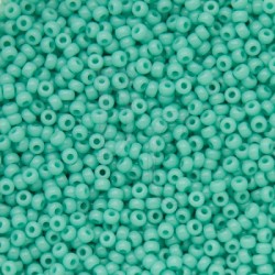 Rocaille 11/0 0412L Light Turquoise Green Opaque 10 gr