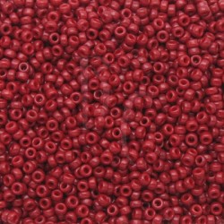 Rocaille 11/0 1464 Dyed Opaque Maroon 10 gr