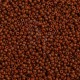 Rocaille 11/0 2043 Opaque Matte Dyed Brown Orange 10 gr