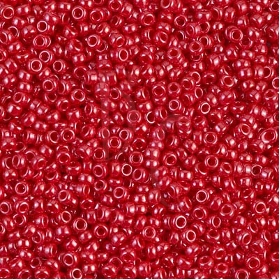 Rocaille 11/0 0426 Opaque Red Luster 10 gr