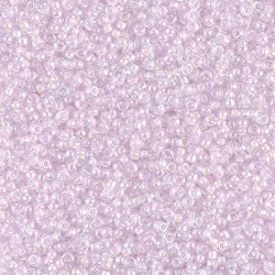 Rocaille 15/0 0272 Pink Lined Crystal Ab 10 gr