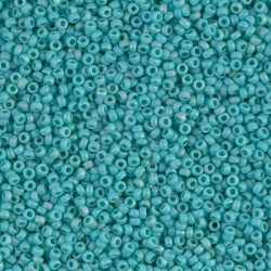 Rocaille 15/0 0412FR Matte Opaque Turquoise Ab 10 gr