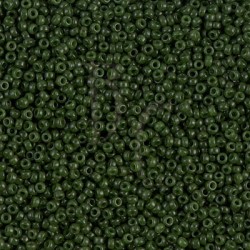 Rocaille 15/0 1488 Opaque Dyed Forest Green 10 gr