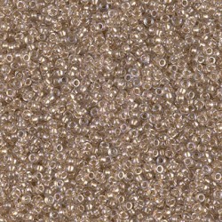 Rocaille 15/0 1521 Sparkling Beige Lined Crystal 10 gr