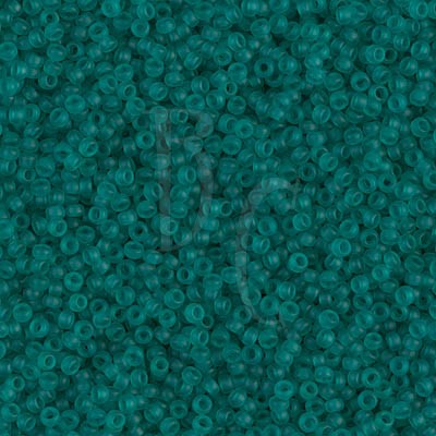 Rocaille 15/0 2425F Matte Silver Lined Teal 10 gr