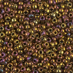 Rocaille 8/0 0462 Metallic Gold Iris 10 gr